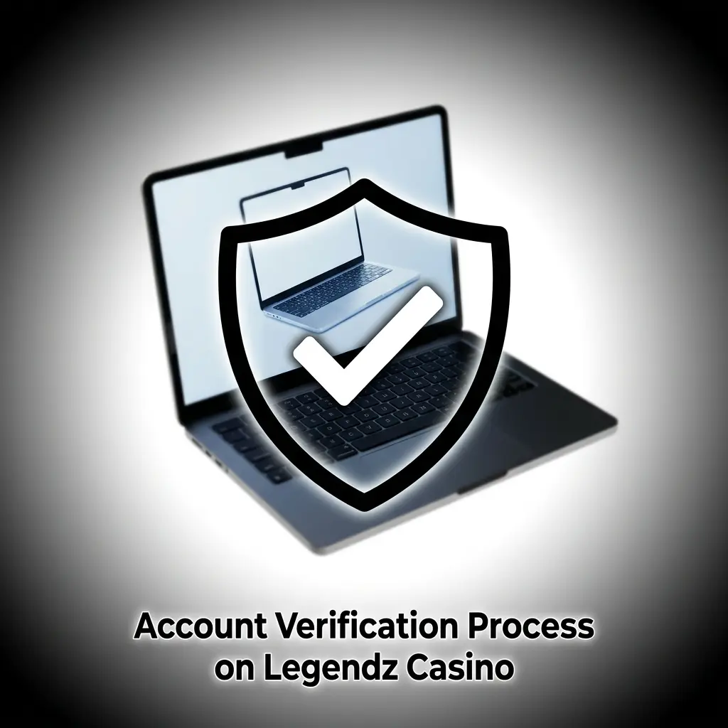Legendz Casino account verification process showing KYC steps for US players including ID upload and address proof submission