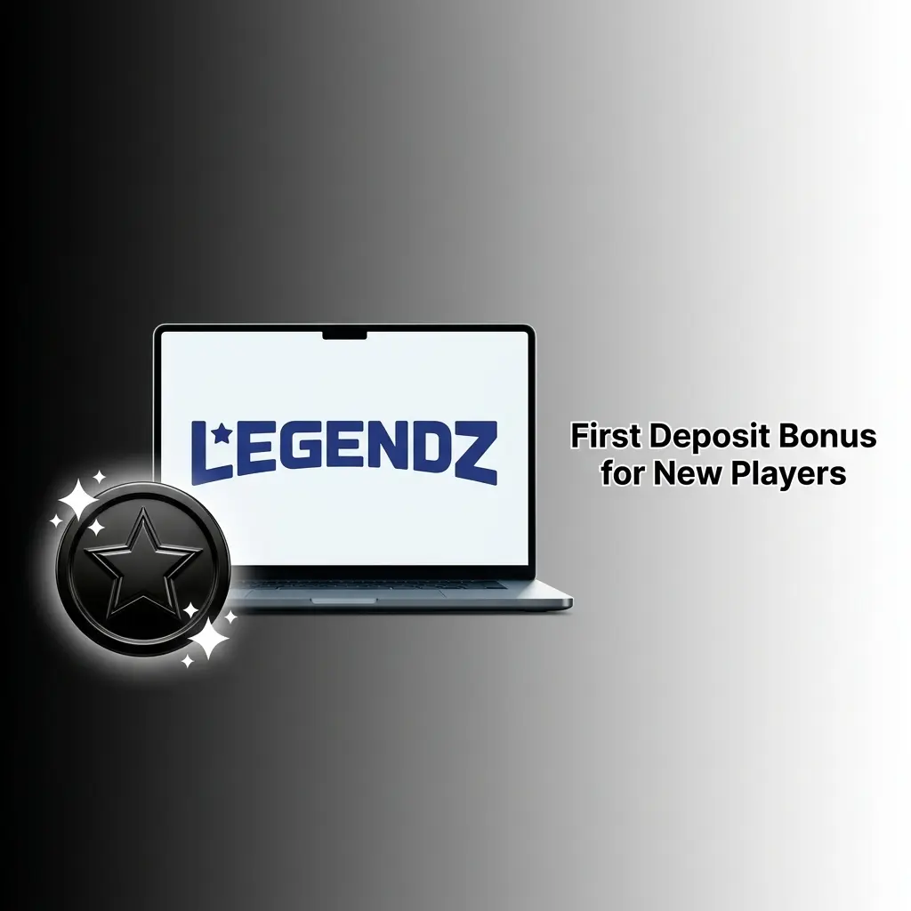 Legendz Casino first deposit bonus offering 100% match up to 1000 USD for new US players with 10x wagering requirement