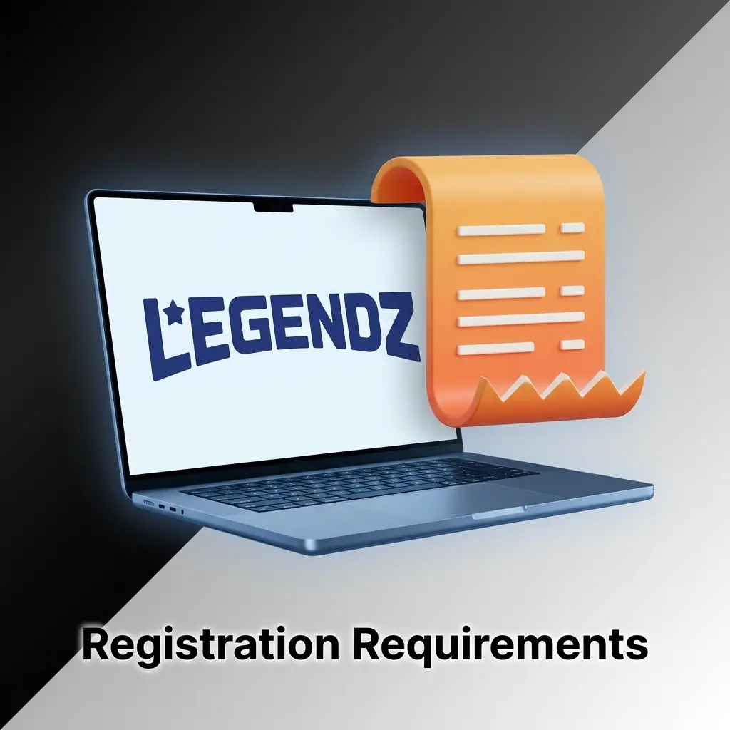 Legendz Casino sign up eligibility requirements including age, location, ID verification, and self-exclusion rules for US players