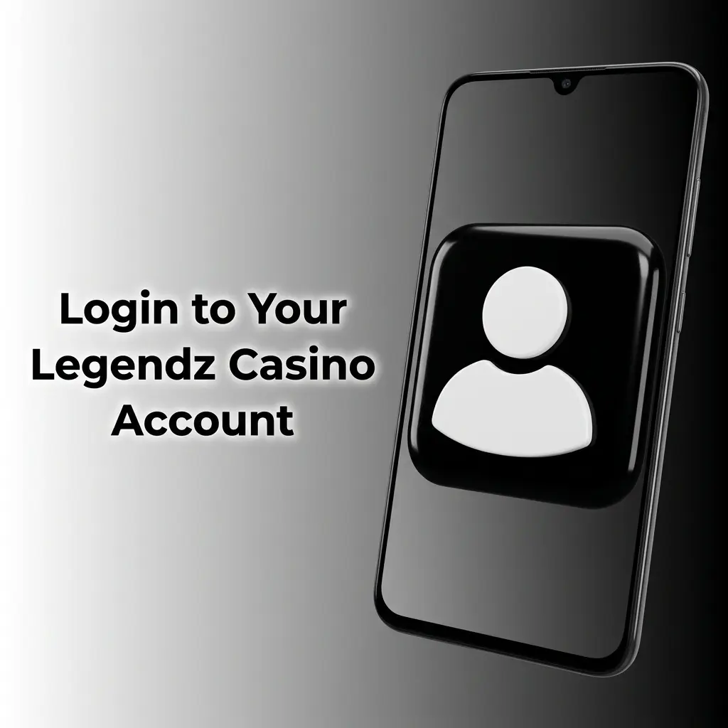 Legendz Casino login page showing sign in form with email and password fields for secure account access